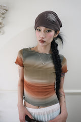Blur gradation T (Brown/Pink)