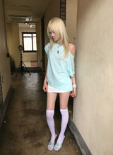 AQUA DRAPE TOP