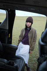 Regular half-neck night jacket (3color)