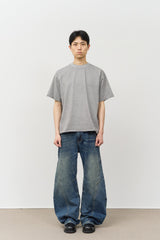 カットオフピグメントクロップドトップ (3color)