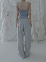 Slow Pintuck Nylon Pants
