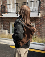 Seah アイレットレザーショルダーバッグ