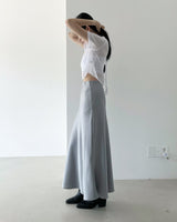 Leka see through tie blouse