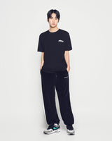 25FW ベロアストリングトラックパンツ ブラック
