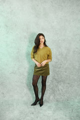 classic rose tights (black)