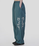 THUNDER EMBROIDERY LOGO STRING NYRON PANTS 