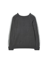 FLAG BOATNECK KNIT CHARCOAL