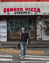 Estory レタリング半袖Tシャツ