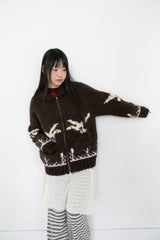 bird cowichan cardigan(2colors)