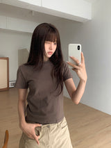 [MADE] 2LVE ROUND CROP TEE