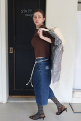 SILKET BIO 3/4 TOP_BROWN