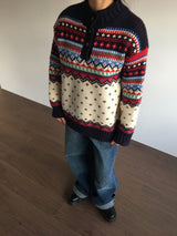 [MD Pick] ティールピーチフリースリネッドロールアップジーンズ (1 Color)
