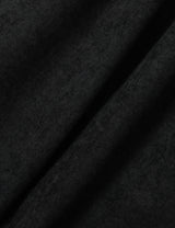 ボタン パンプキン ミディ スカート(BLACK)