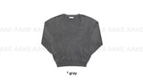 DEEP V-NECK OVER KNIT