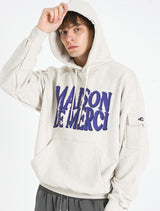UNISEX カーゴポケット DISPLACE ロゴ フード オートミール(FCE1TS102M)