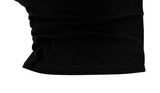 Miu Lettering Off-Shoulder Shirring Short Sleeve T-Shirt