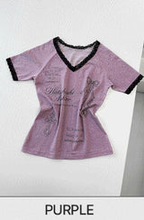 Epilogue Lace Slim Tee