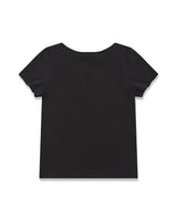 Lettuce Hem Short Sleeve Tee - Charcoal