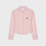 MINIMAL PINTUCK WRINKLE FREE SHIRT_PINK
