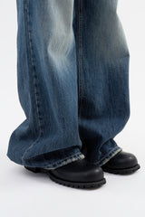 Boyfit bootcut denim pants