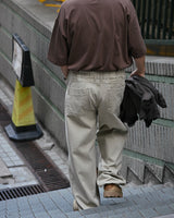 MP WASHED CURVED PANTS BG 