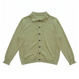 Marlon Collared Knit Cardigan