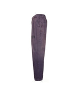 8287 Logo Gradient Waistband Wide Denim Pants (Purple)