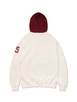 [起毛]UNISEX Football Numbering Heavy Terry Hood Cream (FCE4TS656K)