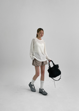 [MADE] Papa Summer Knit Long Sleeve T-shirt (Linen 30%)