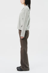 (W) Lone Fold Bootscut Pants (2color)