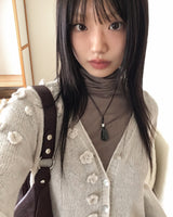 ソクベーシックレイヤード長袖タートルネックTシャツ