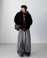 Beryl Gray Wide Denim