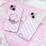 Candy stripe phone case - hard 