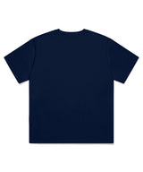 グリーンチェスキングロゴプリンティングショートスリーブTシャツ ネイビー