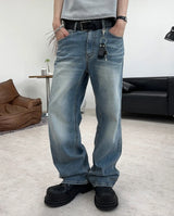 Kaise Washed Semi-Flare Jeans