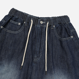 Tin Washed Bermuda Denim Pants