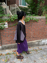 Veloce Frill Banding Midi Skirt