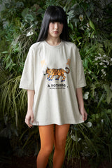 MU-WI PRT.ボックス 1/2 Tシャツ (Oatmeal)