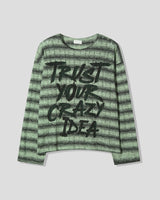 (UNISEX)トラスト ストライプ ニット