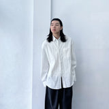 Textured Stripe Drop-Shoulder Shirt
