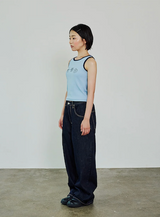 DOODLE SLEEVELESS - BLUE
