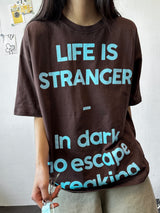オディレターグラフィックオーバーサイズTシャツ 4カラー