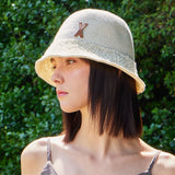 VA Patch Towel Bucket Hat / Ivory
