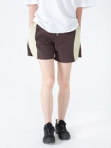 Two Tone Blend Shorts (Brown)