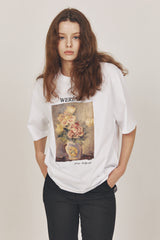 シルケットコットン ペオニーTシャツ