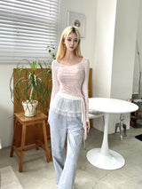 1468. Ballet printing ribbon T (2color)