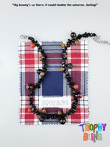 Natural Agate Ball Necklace-02