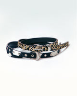 [LAN ARCHIVE] Leopard Western Leather Belt