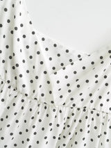Elsyn Polka Sleeveless Top