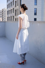 レース ストリング ロングドレス(Ivory)